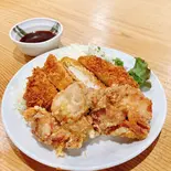 チキンカツ＆唐揚げ2個単品【カツソース】（【関西風＆広島風お好み焼き・鉄板焼き】 桜家）