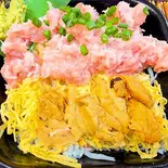 ねぎとろうに丼(ドン丼丸)