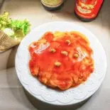 カニ玉(中華料理錦楽軒)