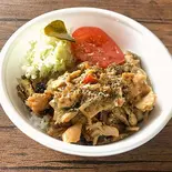 グリーンカレーチキンケバブ丼(ドリンク付)(エンジェルケバブ&ミニエンジェル)