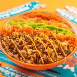 ハニーマスタード焼肉ビビンバ（小馋猫烤肉拌饭(シャオチャンマオビビンバ)）