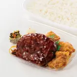 デミグラスハンバーグ＆から揚弁当（ほっともっと 箱崎1丁目店）