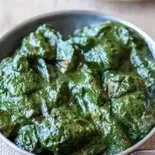 ほうれん草チキンカレー Spinach ＆ Chicken Curry（NEW TAJMAHAL EVEREST 塚本店）