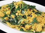 ニラと玉子炒め（中華料理濱龍）