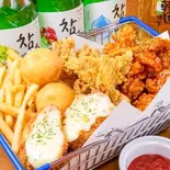 モッバンセット(新大久保韓国横丁 チキン屋)