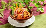 チキンひよこ豆サラダ  Chicken Chana Chat（INDIAN RESTAURANT SAINO）