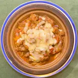 (TAVUK SPECIAL) ( Chicken saute with cheese ) チキン煮込みオーブン焼きチーズ 入り ( HALAL)  トルコ料理（トルコ料理ボスボラスハサン市ヶ谷店）