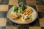冷製シュリンプ＆フィッシュフリット タコスコンボ（THE GOODMAN TACOS）