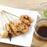 【ヴィーガン・グルテンフリー】串カツ 【Vegan ＆ Gluten Free】Kushikatsu（ビーガンアンドグルテンフリーおおさか）