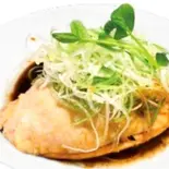 蒸し鶏のネギ生姜黒醤油ソース掛け(関内餃子軒)