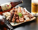 焼き鳥10本セット 10 Assorted Grilled Chicken Skewers（居酒屋亀屋 平尾店）