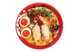 煮玉子赤辛牛じゃんラーメン（ラーメンまこと屋 尼崎次屋店）