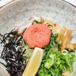 明太子まぜそば 並盛（麺酒場 凜々亭）