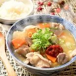 ピリ辛豚汁+ご飯セット（佐藤とん汁店 本店）