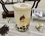 ブランクタピオカコーヒ練乳ミルクティー L（茶千歳杉田店）