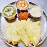 ダブルカレーチーズナンセット・DoubleCurryCheesenanSet(モナル)