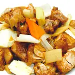 鶏肉と長ネギ炒め/Stir green onion and chicken(中華料理 龍門)