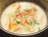 ソルロンタンスープ(牛タン焼・ビビンバ丼・サラダボウルがうまい // 牛タン侍 江坂本店)