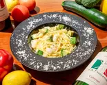 エビとアボカドのクリームソースパスタ Shrimp and Avocado Cream Sauce Pasta（【おうちDE本格イタリアン】La Promessa）