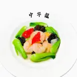 エビの野菜炒め(牛骨ラーメン不二家)