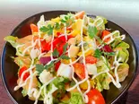 9種のグリル野菜とガーリックソースの "ベジタブルサラダボール"（牛ハラミステーキ＆ローストビーフ専門店 luxury bar ＆ cafe milas ミラス渋谷店）
