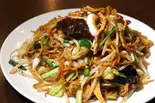 上海焼きそば&半チャーハンセット(中華料理 嘉楽飯店 荻窪店)