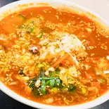 米沢牛カルビスープの温麺（【絶品ビビンバと冷麺が人気】米沢牛焼肉 幻牛）