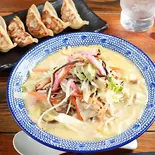 【セット】白ちゃんぽん + 一口餃子5個（じげもんちゃんぽん グランデュオ立川店）
