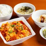 エビチリ定食(四川麻辣火鍋 天府 関内店)