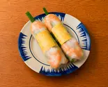 卵焼き＆エビの生春巻き(1本)（ベトナム料理 Chi-Chan 上野店）