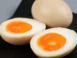自家製半熟たまご soft-boiled egg（東京ねばとろ.都立大学駅前店 とろろ昆布汁とねばとろ丼 tokyo neba-toro bowl）
