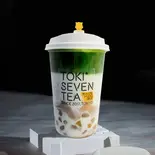 新登場！タロ芋抹茶ミルク(芋見抹茶)M 500ml（TOKI SEVEN TEA＆台湾ジーパイ、自家製唐揚げ 大塚店）