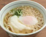 F-1128】とろ玉うどん(温)（とんかつの和吉 岡山駅前店）