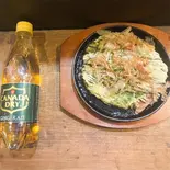 【豚玉】お好み焼き+ジンジャーエールセット（大衆居酒屋かどっちょ）