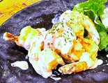 オリジナルマヨソースが自慢!海老マヨ(餃子工房ちびすけ 十三店)