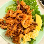 19.イカゲソ揚げ(炸鱿鱼须)（湘逢中華料理）