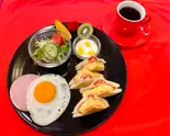 ミックスサンド＆ハムエッグ（Y's Cafe）