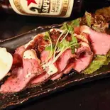自家製ローストビーフ（居酒屋亀屋 平尾店）