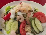 プラウンサラダ Prawn Salad（インドネパールレストランニューサンティ）