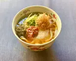 温出汁梅とろろうどん（西ノ陣 京風だしのとろろうどん 日本橋店）