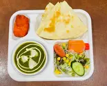 ほうれん草ジャガイモカレー セット spinach potato curry set(インド料理 ジャナキ 秦町店)