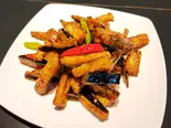 茄子の四川風炒め 鱼香茄条（中華ビストロ享京味シャンジィンウェ）