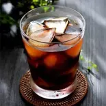 自家焙煎無農薬ブレンドコーヒー (アイス) Home-roasted, pesticide-free coffee blends (iced)(博多のタコライス屋さん tacon Hakata taco rice restaurant tacon)