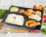 エビ唐弁当 Shrimp ＆ Fried Chicken Bento Box（ご飯大盛り無料からあげボンボン駒川店）