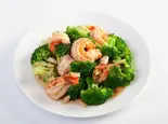 エビブロッコリー炒め Shrimp Brocolli Itame（ASIAN DININGスバ）