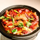 牛肉スライスと野菜の辛塩煮込み（永利 池袋西口店）