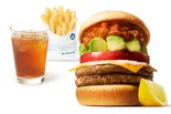 【ドリンクセット】ダブル アボカド タコスバーガー(モスバーガー 薬院店)