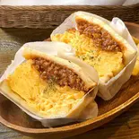 旨辛カレーサンド(キーマ&チーズ)(オムライス専門店リトルヤミー)