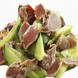 砂肝とネギ和え（中華料理 華景園）