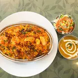 シーフードビリヤニ(seafood biriyani) カレーセット（Royal Curry House）